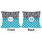 Dots & Zebra Outdoor Pillow - 18x18