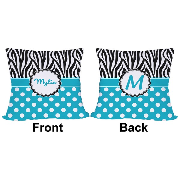 Dots & Zebra Outdoor Pillow - 20x20
