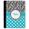 Dots & Zebra Padfolio Clipboards - Large - FRONT