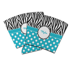 Dots & Zebra Party Cup Sleeve (Personalized)