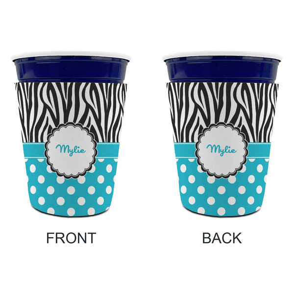 Dots & Zebra Party Cup Sleeves - without bottom - Approval