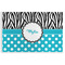 Dots & Zebra Disposable Paper Placemats (Personalized)