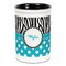 Dots & Zebra Ceramic Pencil Holders - Black