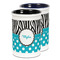 Dots & Zebra Ceramic Pencil Holder - Large