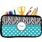 Dots & Zebra Neoprene Pencil Case - Small w/ Name or Text