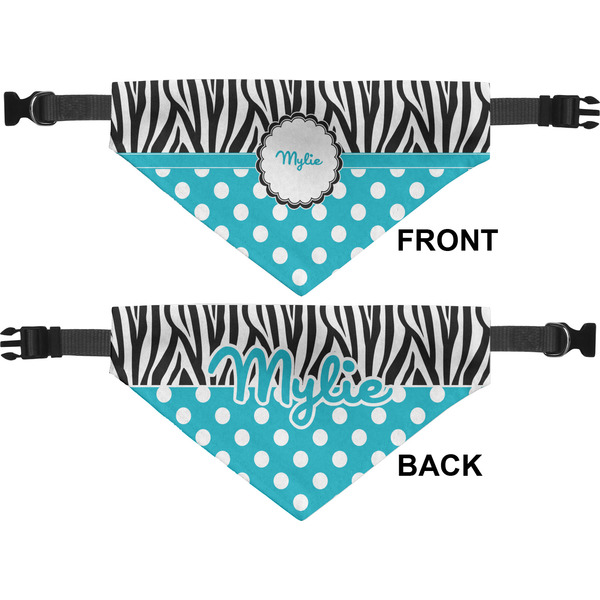 Dots & Zebra Pet Bandana Approval