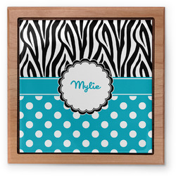 Dots & Zebra Pet Urn w/ Name or Text