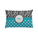 Dots & Zebra Pillow Case - Standard (Personalized)