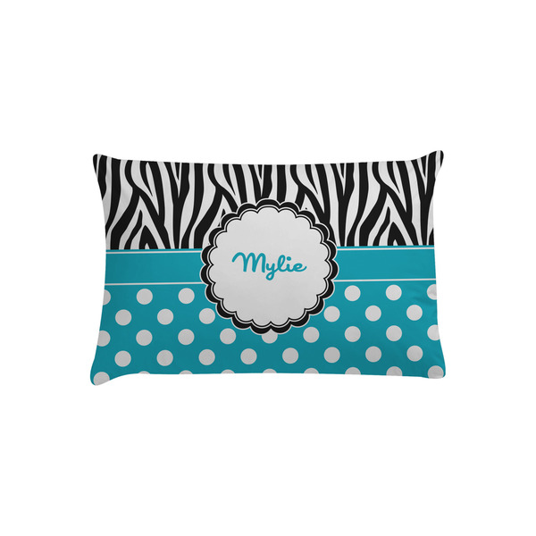 Custom Dots & Zebra Pillow Case - Toddler (Personalized)