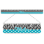 Dots & Zebra Plastic Ruler - 12" (Personalized)