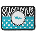 Dots & Zebra Iron On Rectangle Patch w/ Name or Text
