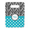 Dots & Zebra Rectangle Trivet with Handle - FRONT