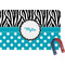 Dots & Zebra Rectangular Fridge Magnet (Personalized)