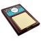 Dots & Zebra Red Mahogany Sticky Note Holder (Personalized)