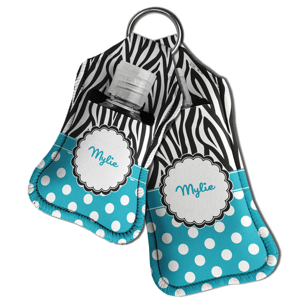 Dots & Zebra Sanitizer Holder Keychain - Both in Case (PARENT)