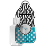 Dots & Zebra Hand Sanitizer & Keychain Holder - Large (Personalized)
