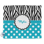 Dots & Zebra Security Blanket (Personalized)