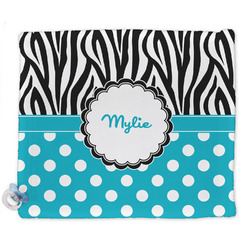 Dots & Zebra Security Blankets - Double Sided (Personalized)