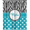 Dots & Zebra Extra Long Shower Curtain - 70"x84" (Personalized)
