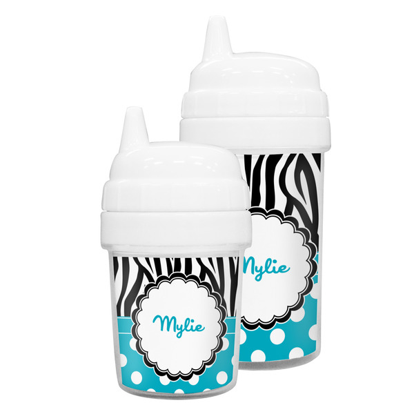 Dots & Zebra Sippy Cups