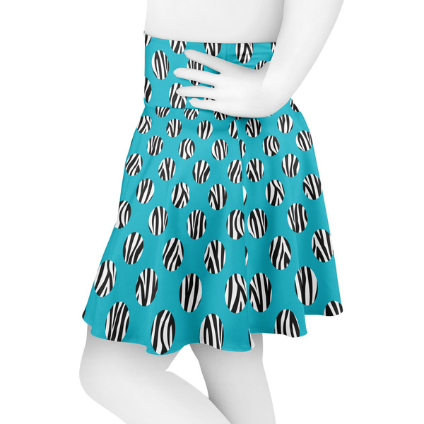 Dots & Zebra Skater Skirt - Side
