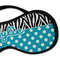 Dots & Zebra Sleeping Eye Mask - DETAIL Large