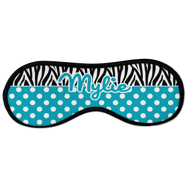 Custom Dots & Zebra Sleeping Eye Masks - Large (Personalized)