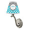 Dots & Zebra Small Chandelier Lamp - LIFESTYLE (on wall lamp)