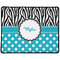 Dots & Zebra Large Gaming Mouse Pad - 12.5" x 10" (Personalized)