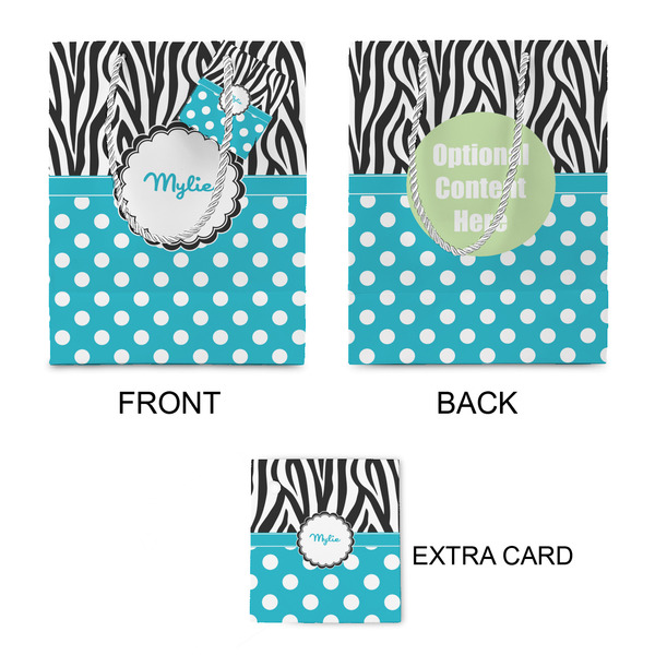 Dots & Zebra Small Gift Bag - Approval