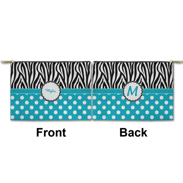 Dots & Zebra Small Zipper Pouch Approval (Front and Back)
