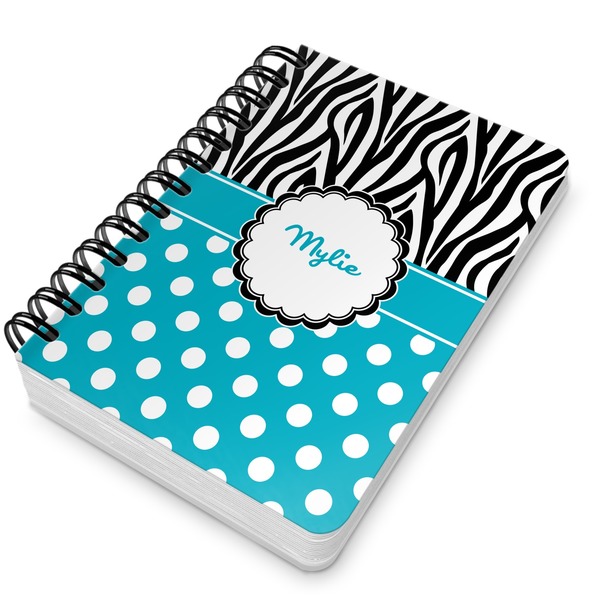 Dots & Zebra Spiral Journal 5 x 7 - Main