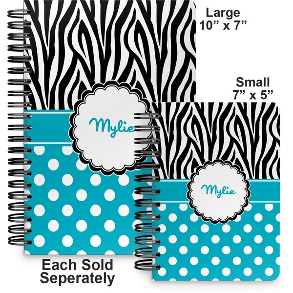 Dots & Zebra Spiral Journal - Comparison
