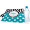 Dots & Zebra Sports Towel Folded with Water Bottle