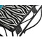 Dots & Zebra Square Trivet - Detail