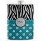 Dots & Zebra Stainless Steel Flask (Personalized)