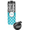 Dots & Zebra Stainless Steel Skinny Tumbler (Personalized)