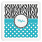 Dots & Zebra Paper Dinner Napkins (Personalized)