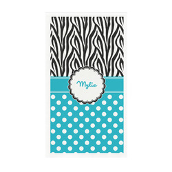 Dots & Zebra Guest Towels - Full Color - Standard (Personalized)