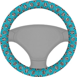 Dots & Zebra Steering Wheel Cover (Personalized)