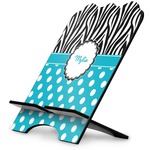 Dots & Zebra Stylized Tablet Stand (Personalized)
