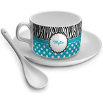 Dots & Zebra Tea Cup - Single (Personalized)