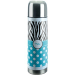 Dots & Zebra Stainless Steel Thermos (Personalized)
