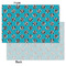 Dots & Zebra Tissue Paper - Lightweight - Small - Front & Back