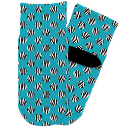 Dots & Zebra Toddler Ankle Socks (Personalized)