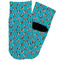 Dots & Zebra Toddler Ankle Socks - Single Pair - Front and Back