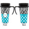 Dots & Zebra Travel Mug with Black Handle - Approval