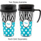 Dots & Zebra Travel Mugs - with & without Handle