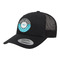 Dots & Zebra Trucker Hat - Black