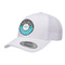 Dots & Zebra Trucker Hat - White (Personalized)
